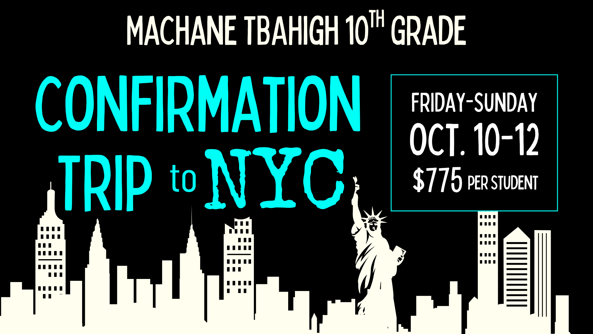 FY25 10th Grade Trip to NYC