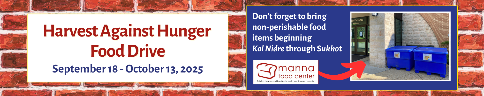 Manna Food Drive 2025
