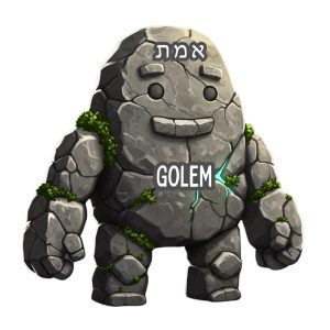 Golem with emet (truth) on their forehead