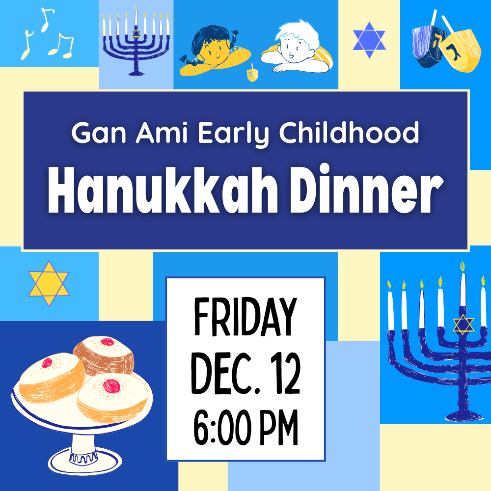 Hanukkah Celebration Dinner for Gan Ami Families