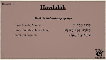 Havdalah Blessings