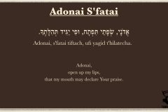 Adonai S’fatai