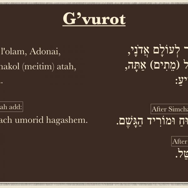 G’vurot