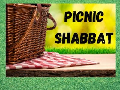 Indoor Picnic Shabbat<br/>Fri., May 27 (6:30 pm - dinner; 7:15 pm - Annual Congregational Meeting; 7:40 pm - Spirit of Shabbat Service))
