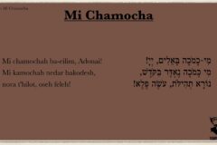 Mi Chamocha for Shabbat Morning