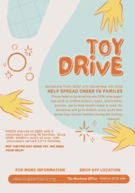 Toy drive for KINDH