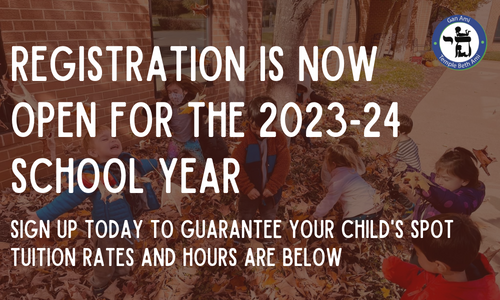 Registration is NOW OPEN for the 2023-24 School Year (500 × 300 px)