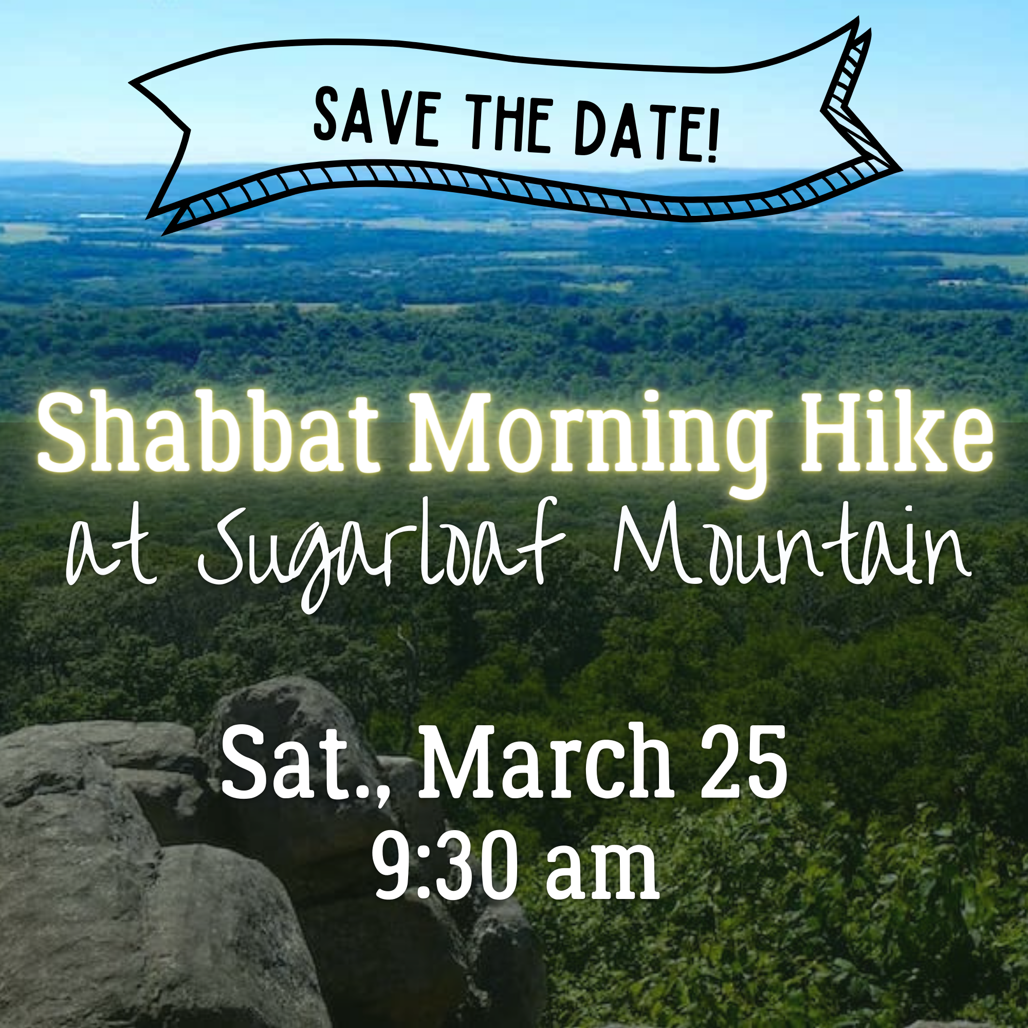 Shabbat Hike at Sugarloaf