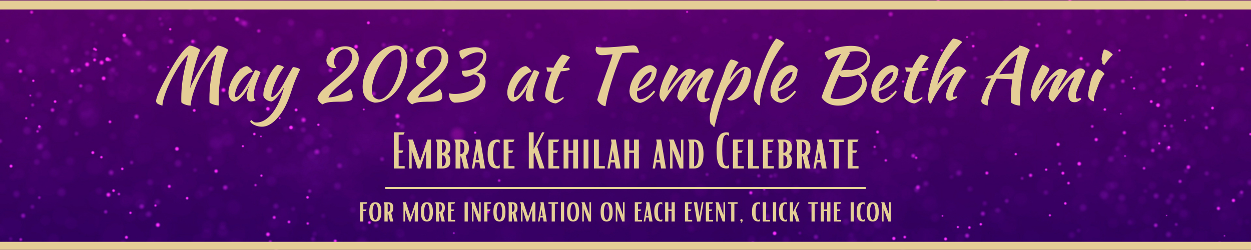 May 2023 at Temple Beth Ami