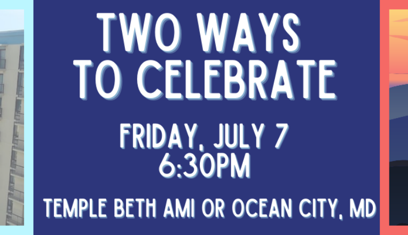 July 7th Beach Shabbat and TBA Shabbat