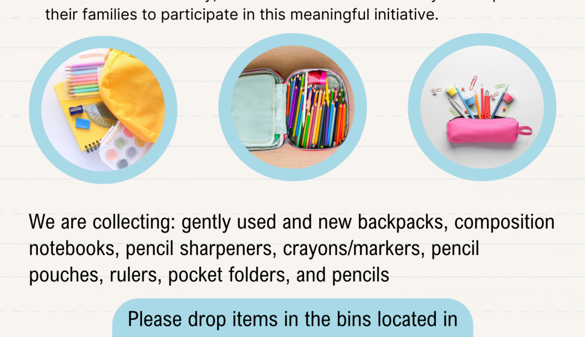 School Supply Collection Drive Flyer 2023