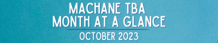 Machane TBA October 2023 Month at a Glance