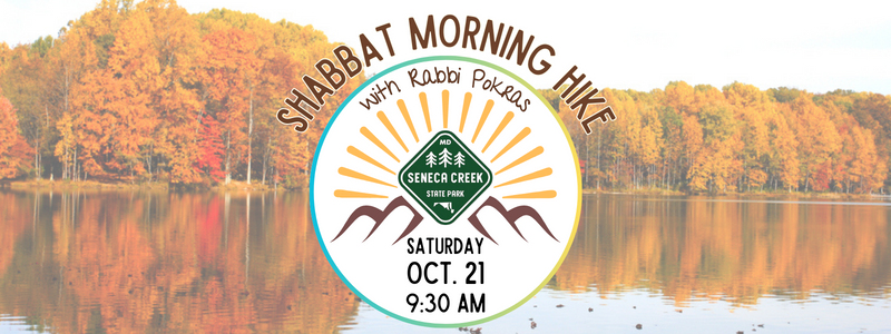 Shabbat Hike with Rabbi Pokras Web Banner