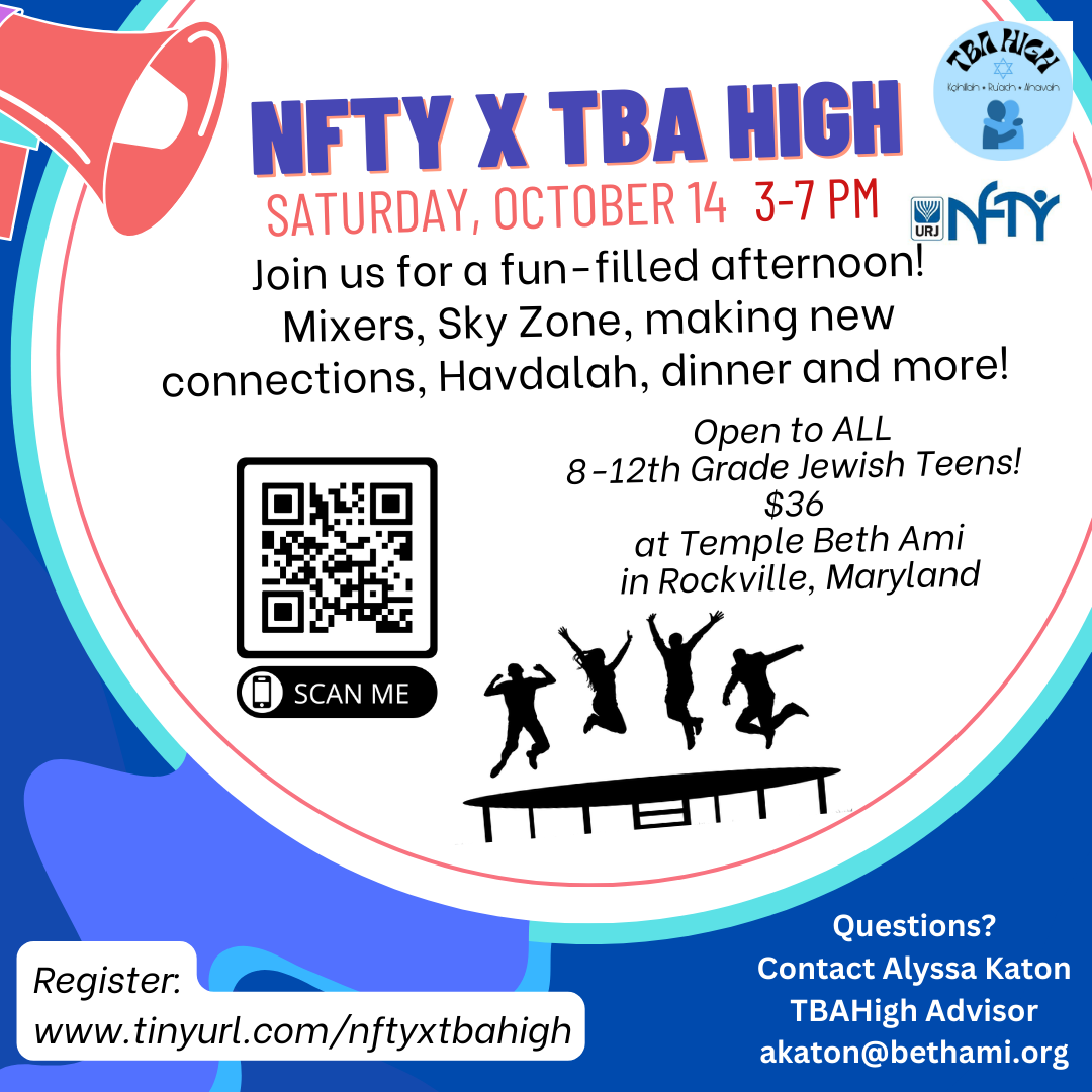 NFTY x TBAHigh Kehillah Event