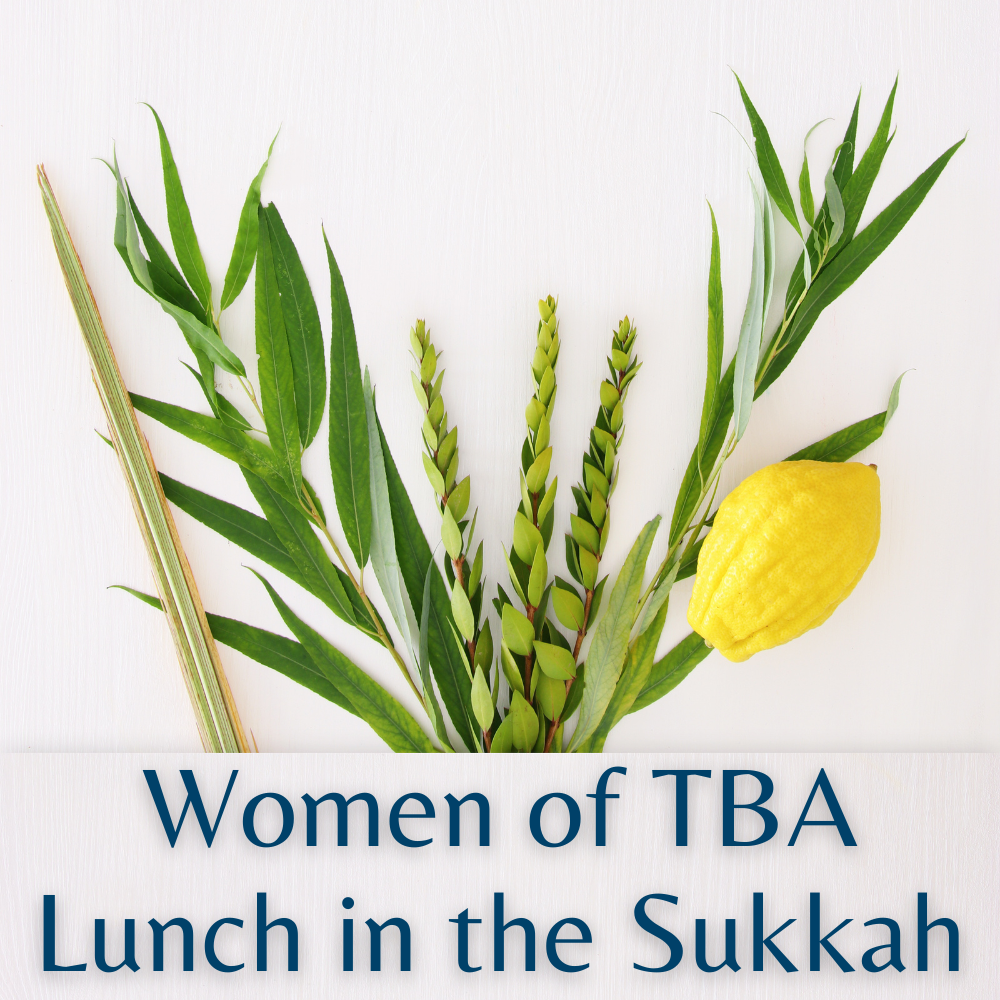 Women of TBA: Lunch in the Sukkah
