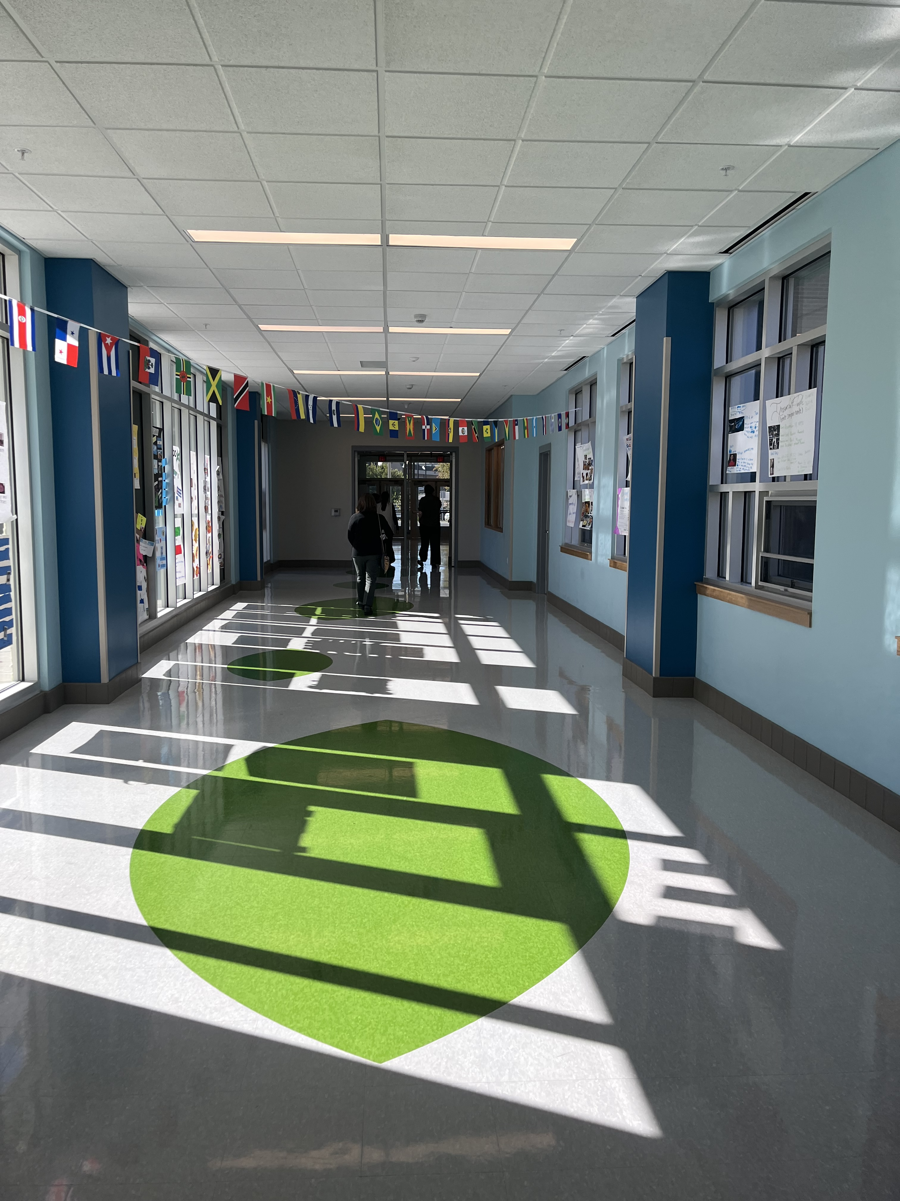 Wide hallways and lots of light are highlights of the new South Lake Building.