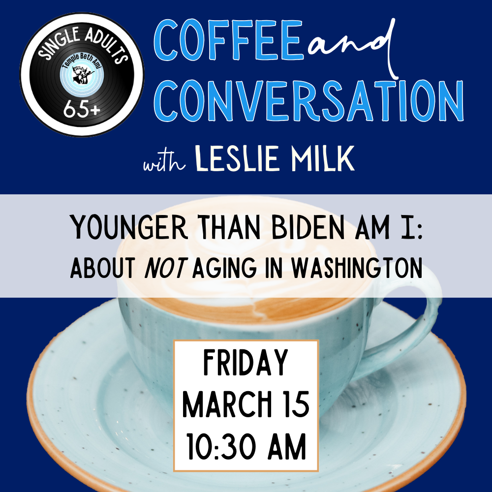 Coffee and Conversation with Leslie Milk for Singles 65+