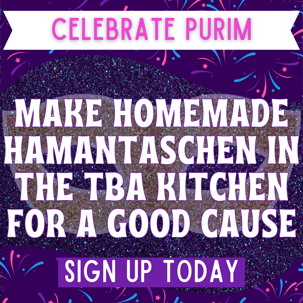 Bake Hamantaschen for TBA's Gift Box Fundraiser