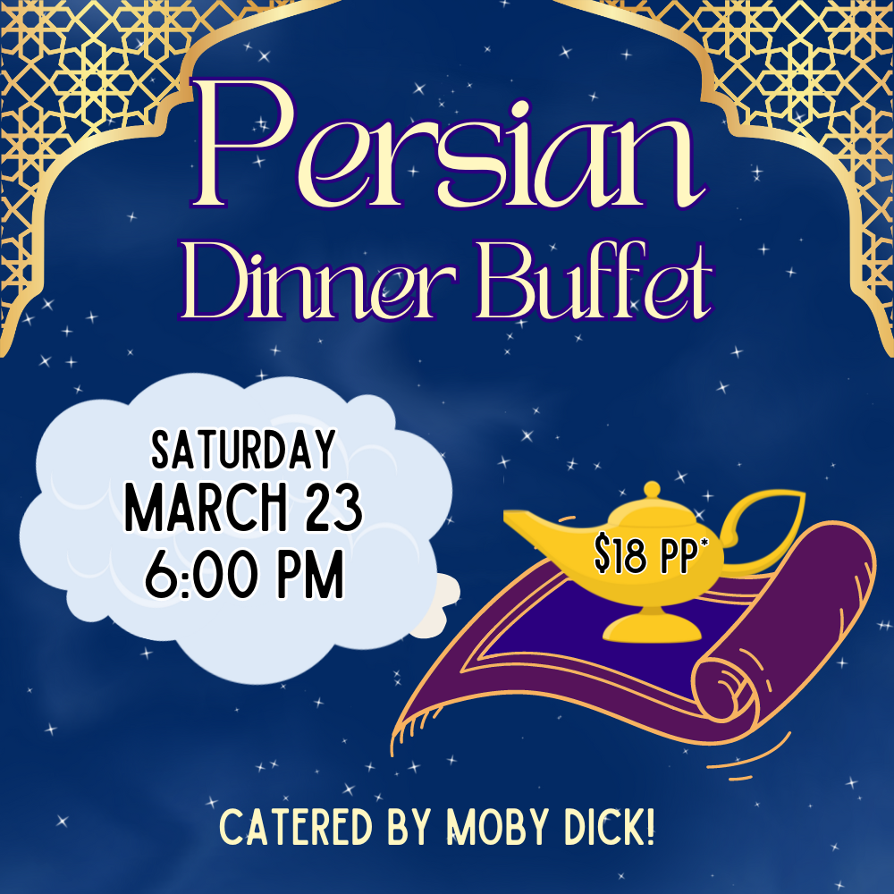 Purim Persian Buffet Dinner Registration Required