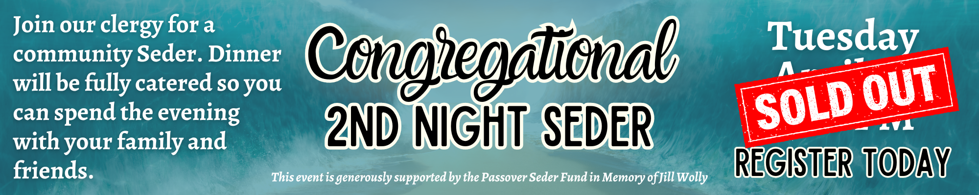 Congregational 2nd Night Passover Seder 2024 - Welcome To Temple Beth Ami