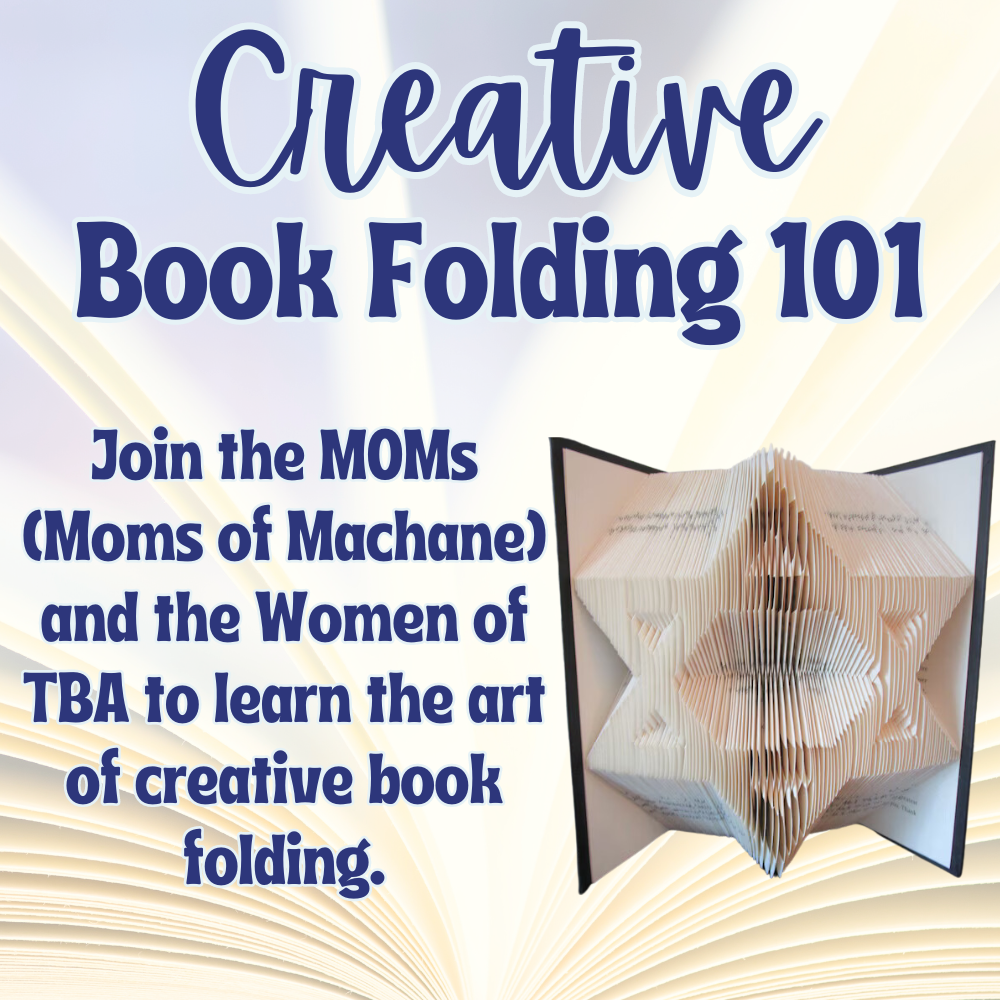 Moms of Machane Creative Book Folding