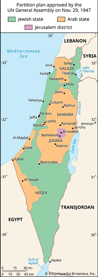 Israel Partition Plan