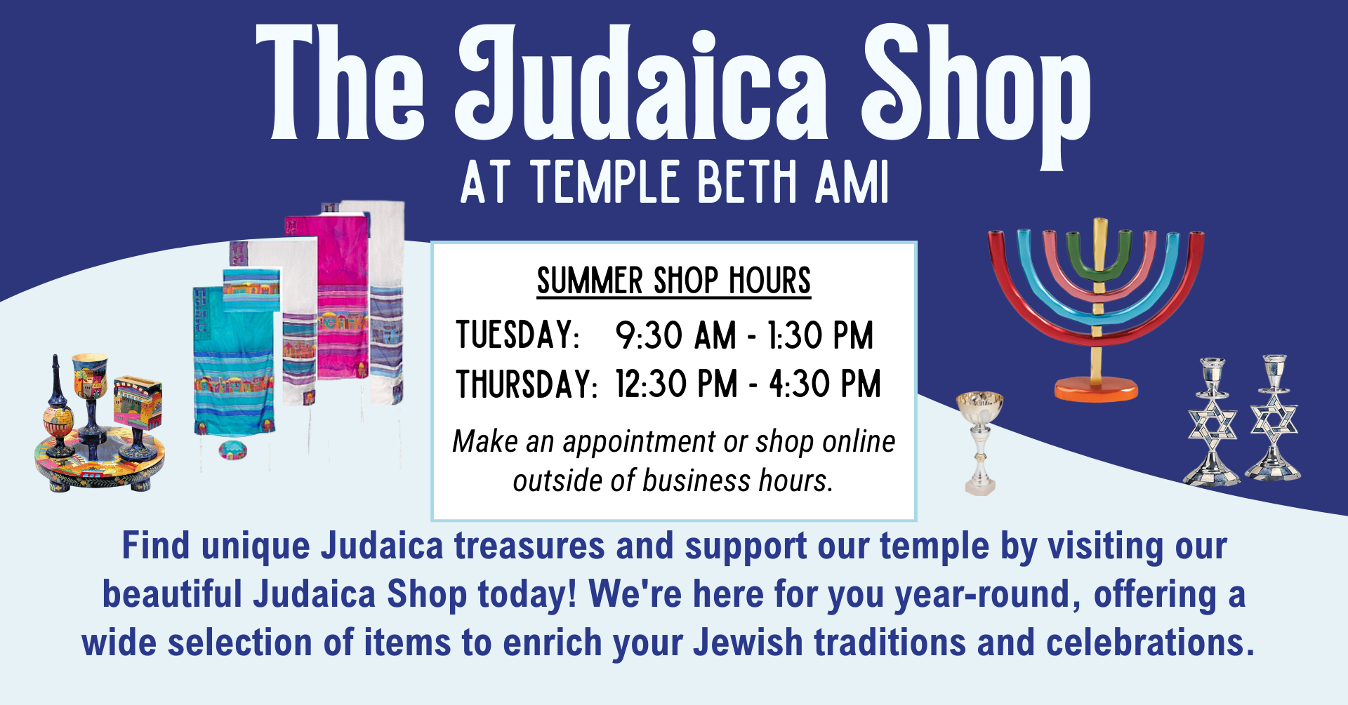 Judaica Shop Summer 2024