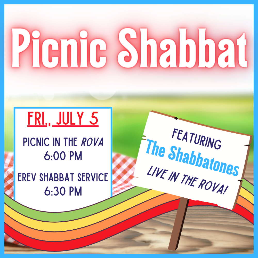 Outdoor Picnic Shabbat with The Shabbatones