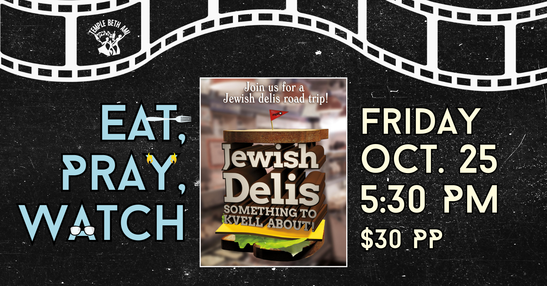 Eat Pray Watch Jewish Delis