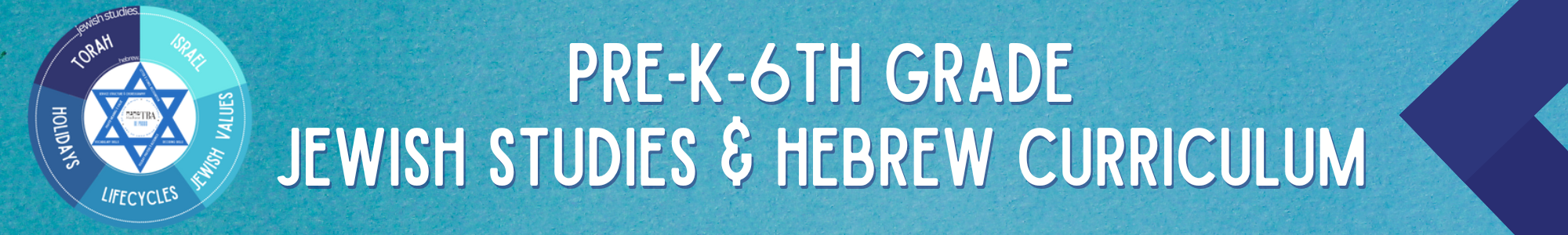 Jewish Studies and Hebrew Curriculum banner