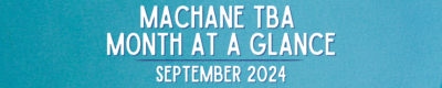 Machane TBA Month at a Glance SEPT