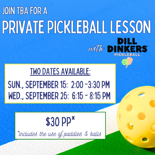 Private Pickle Ball Lessons