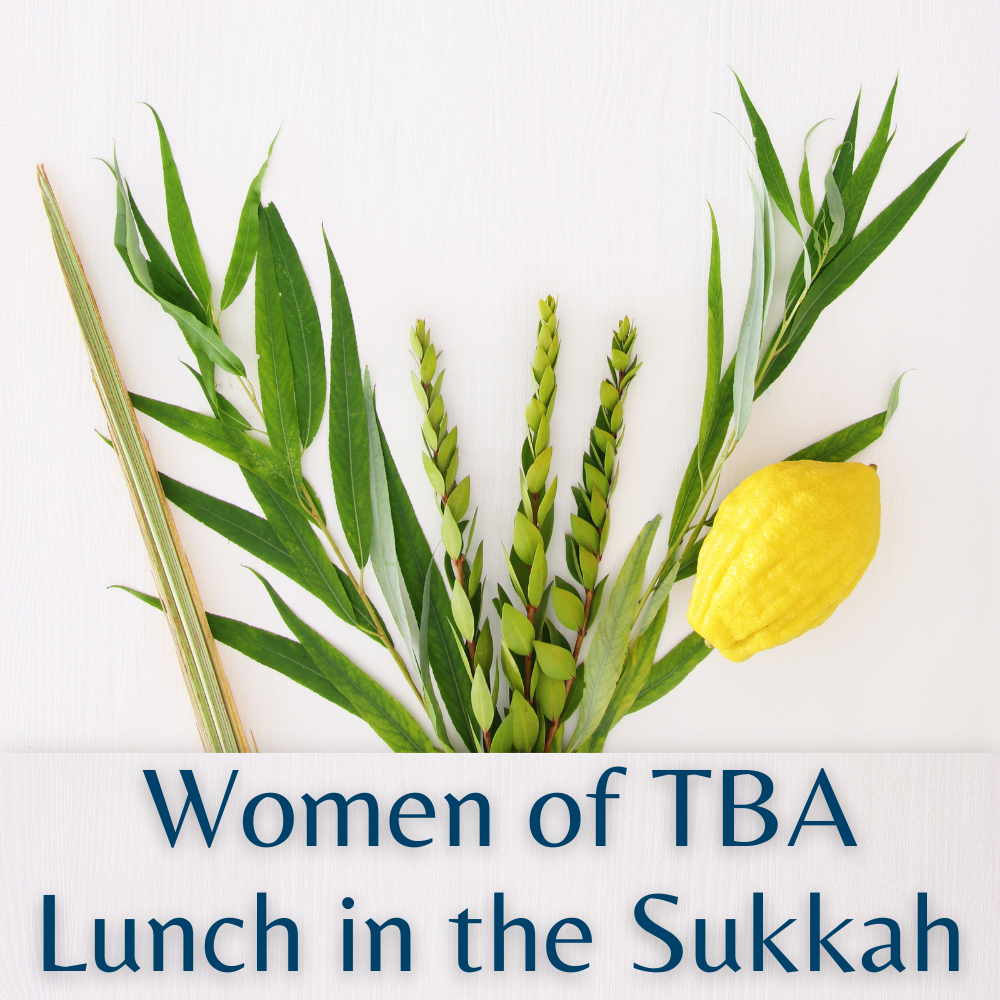 WTBA Sukkah Lunch with Rabbi Weiss