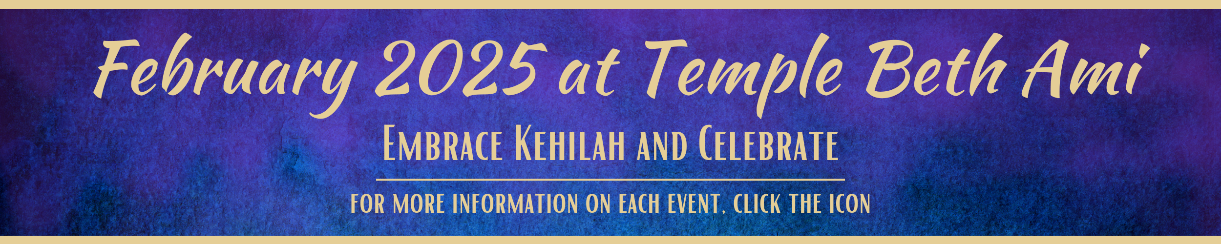 February 2025 at Temple Beth Ami