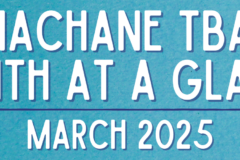 Machane TBA Month at a Glance MARCH