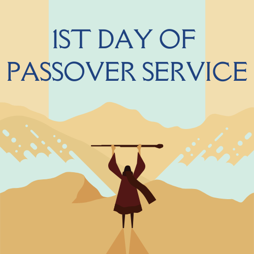 First Day of Passover Service in Sanctuary