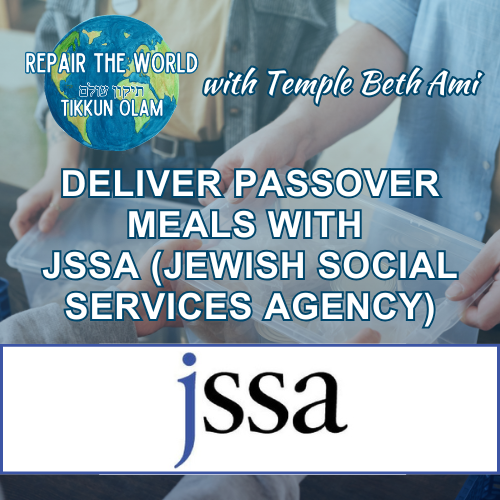 Passover Meal Delivery with Tikkun Olam@TBA